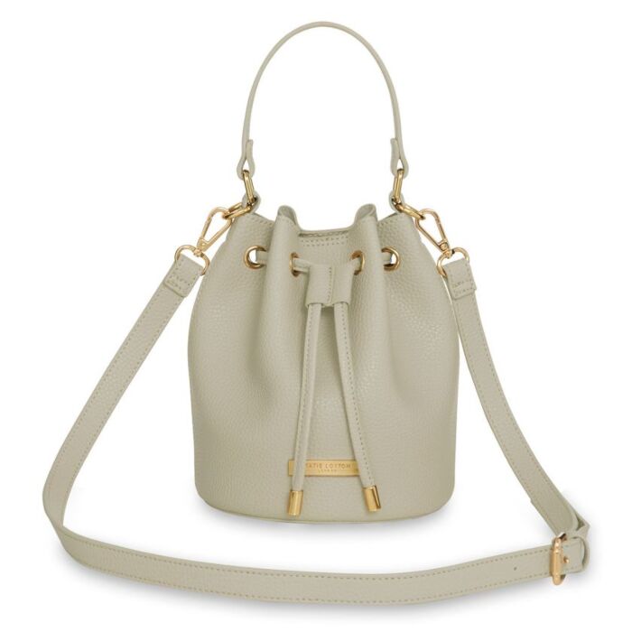 Katie Loxton Chloe Mini Bucket Bag - Warm Grey